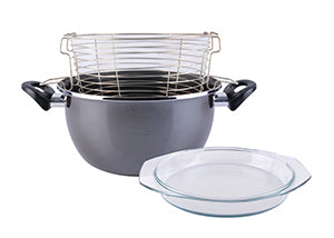 Deep fryer pot with cold touch handles and double non-stick layer ، Parma MAGEFESA.