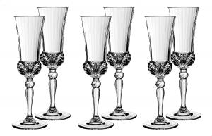 RCR Glass Goblets Set Of 6 Pieces